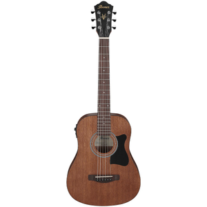 Ibanez V44 MINIE OPN Acoustic Electric Guitar (Open Pore Natural) w/Gig Bag
