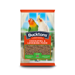 BUCKTONS Cockatiel &amp; Lovebird Mix, 20Kg