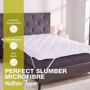 PERFECT SLUMBER DOUBLE MICROFIBRE Mattress Topper