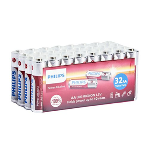 Philips Power Alkaline 32 AA Batteries