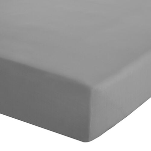 KING SIZE FITTED SHEET Luxury Percale Grey