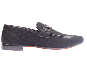 Party Loafers with Glittery Print