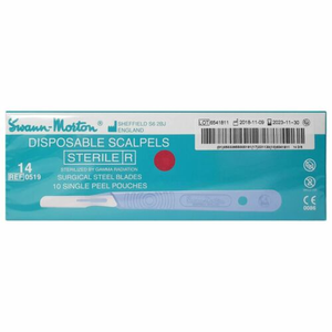 Swann Morton Disposable Sterile Scalpels Size 14