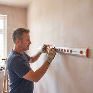 1m Spirit Level with Ruler