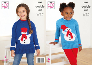 Sweaters in King Cole Glitz DK (6147)