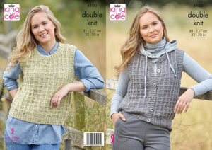 Tank and Waistcoat in King Cole Homespun DK (6100)