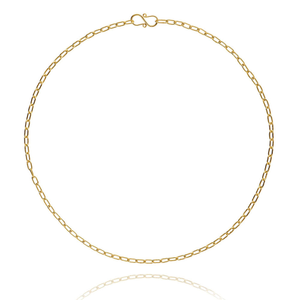 Gold-Plated Chain Necklace