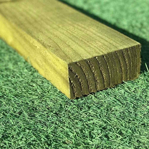 1.83m x 75x32mm Fence Panel Backrail - Pressure Treated Green/Natural