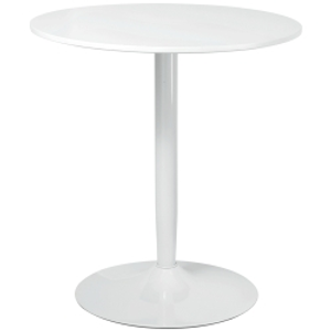 HOMCOM 75H x Φ70cm Two-Person Minimalistic Dining Table - White