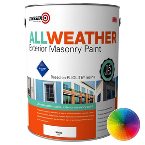 Zinsser Black AllWeather Exterior Masonry Paint