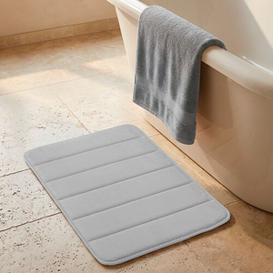 MEMORY FOAM DOVE GREY 40x60 Bath Mat