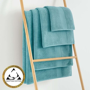EGYPTIAN COTTON AQUA Bath Sheet