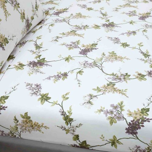 WISTERIA DUCK EGG King Fitted Sheet