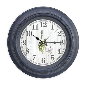Lavender Clock 12"