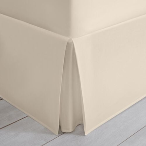 DOUBLE BASE VALANCE 200 Threadcount Cotton Cream 1L