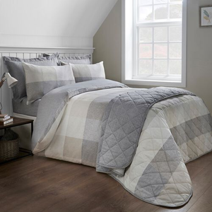 DOUBLE DUVET COVER Brushed Cotton Simon Natural