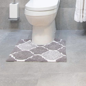 Trellis Grey Pedestal Mat 50cm x 50cm