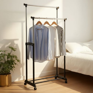 Double Bar Clothes Rack
