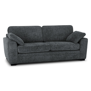 Melbourne 4 Seater Sofa in Enzo Slate Fabric