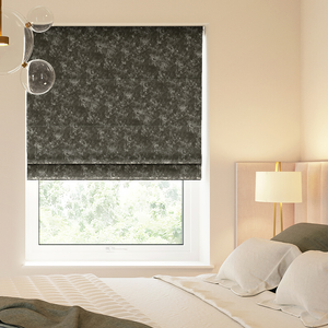 Caen Chenille, Grey - Roman Blind