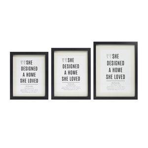 10X12 MCINTOSH Black Photo Frame 12X16 W/OUT MOUNT
