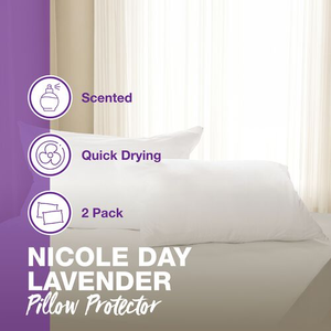 Scented Lavender Pillow Protector 2 Pk
