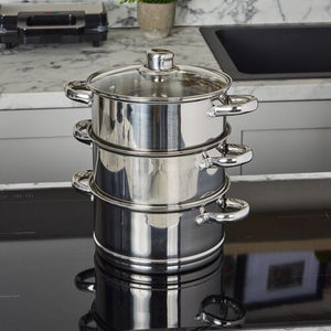 Dynamic Chef 20cm 3 Tier Food Steamer Pot Set