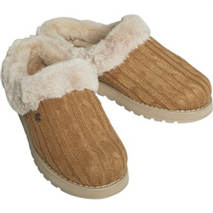 SKECHERS Womens Bobs Keepsakes Ice Angel Slippers Chestnut