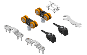 Saheco SF-P70 Single Door Fitting Set Maximum Door Weight 70 kg Standard finish
