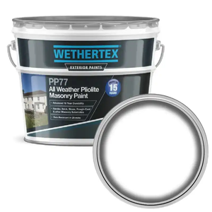 Wethertex White PP77 All Weather Pliolite Smooth Masonry Finish