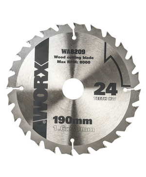 WORX 190mm 24TCT Wood Cutting blade to suit WX520.9