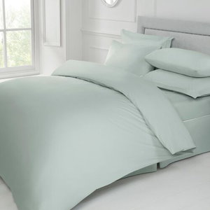 KING SIZE DUVET COVER Duck Egg 200tc