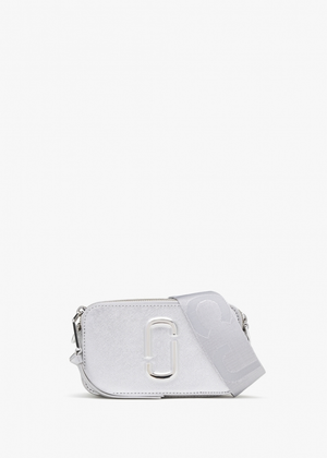 The Snapshot DTM Silver Leather Camera Bag