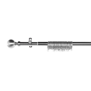 EXTENDABLE BALL 28mm 200-380cm Brushed Nickel