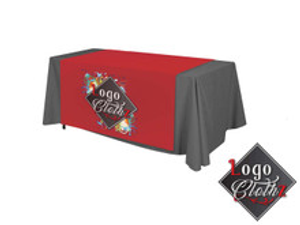 Custom Table Runner - 60x60 Inch - Full Color Dye Sublimation Printing - Cut Sewn Printed in USA