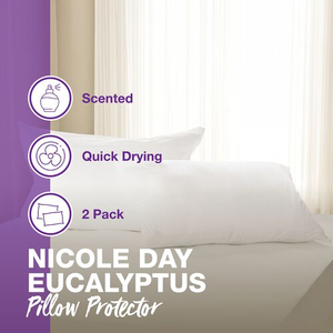 Scented Eucalyptus Pillow Protector 2Pk