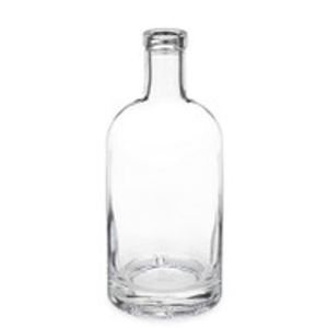 Nocturne Nordic 750 ml Clear Glass Liquor Bottles - 298134-K