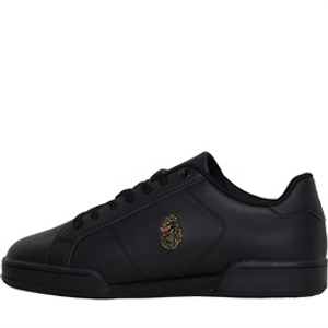 LUKE 1977 Mens Berto Trainers Black Mono