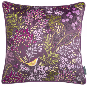 Songbird Plum Cushion