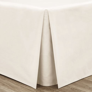 DOUBLE PLATFORM VALANCE Luxury Percale Cream 2J
