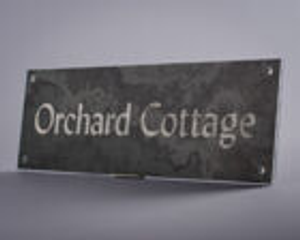 Natural Slate House Sign