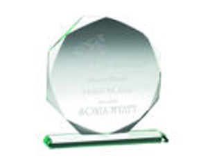 Octagonal Glass Award