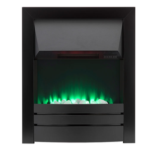 Gallery Hopton Inset Electric Fire, Black