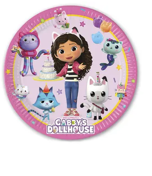 Gabby's Dollhouse Paper Plates (8 Pack)
