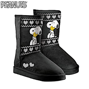 Snoopy And Woodstock Women's Boots Size 9