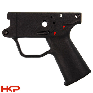 HK SP5K 9mm Housing - SEF, Navy Style - Clipped and Pinned