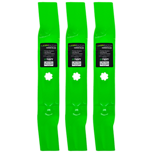 LawnRAZOR High Lift Blade For John Deere GX21785 AM141036 AM137758 | 3-PACK