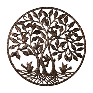 Haitian Metal Wall Art, Aviary