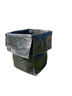 HDPE Black Garden Bag - 70 x 70 x 98 + 46 CM