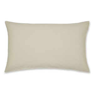 Nicole Day Percale Housewife Pillowcases- Cream
